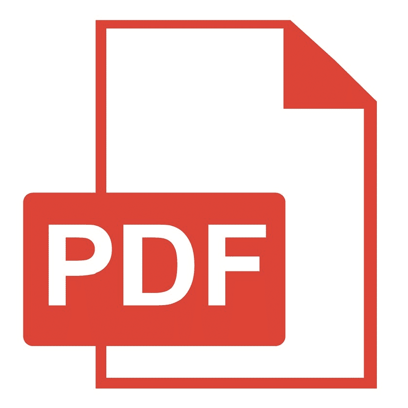A document with the word pdf on it.